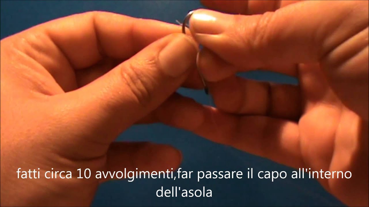 Legare Due Ami Su Un Filo
