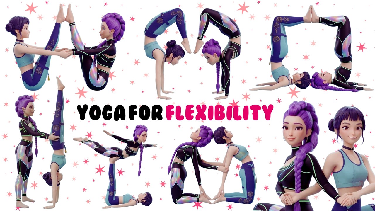 Best Friends Yoga Challenge | Fun & Easy Partner Yoga for Kids || yoga ...