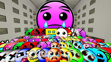 Lobotomy Nextbots | Geometry Dash Difficulty Faces, Angry Munci Family Nextbots on the hotel in Gmod