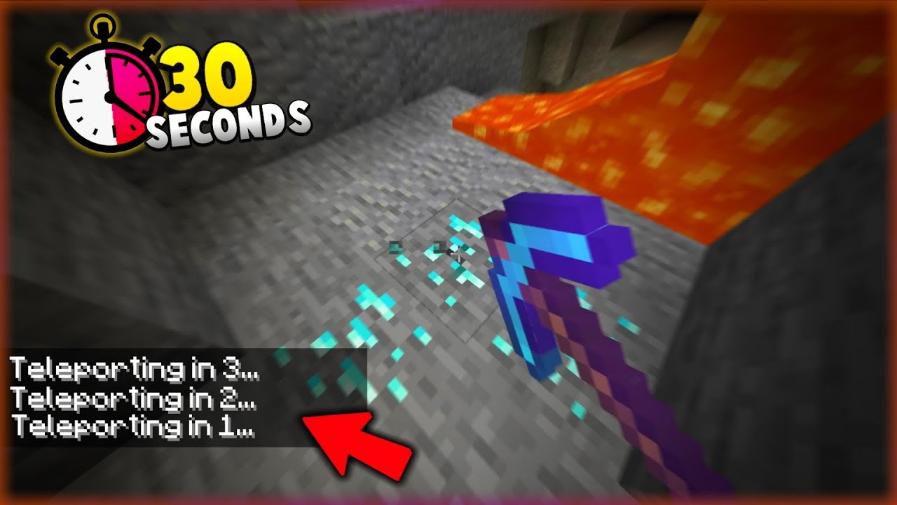 Minecraft, BUT Every 30 SECONDS You Teleport Randomly