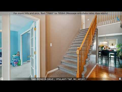 7660 Pioneer Drive, Ypsilanti Twp, MI home video tour