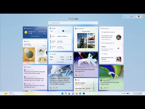 В Windows 11 появились виджеты сторонних разработчиков