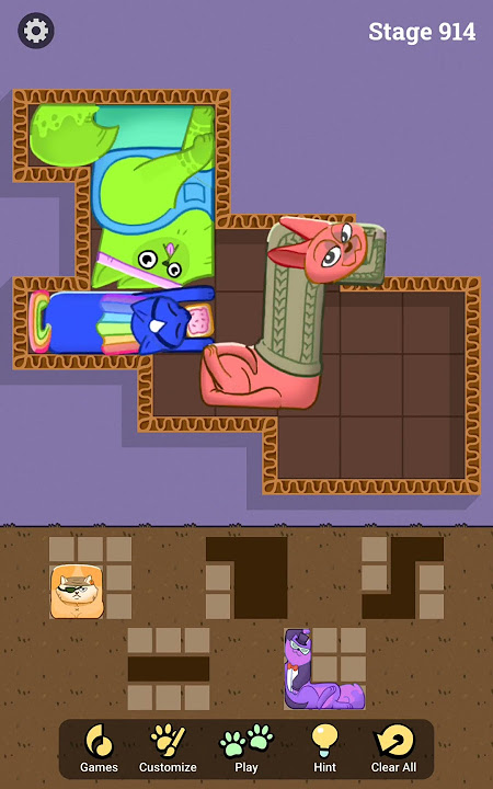 Puzzle Cats Stage 914 Gameplay Walkthrough Android #Shorts