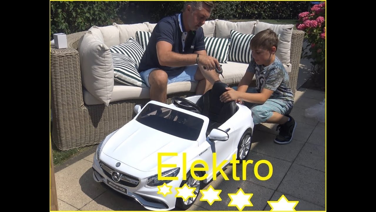 Elektro Kinderauto Mercedes AMG S63 