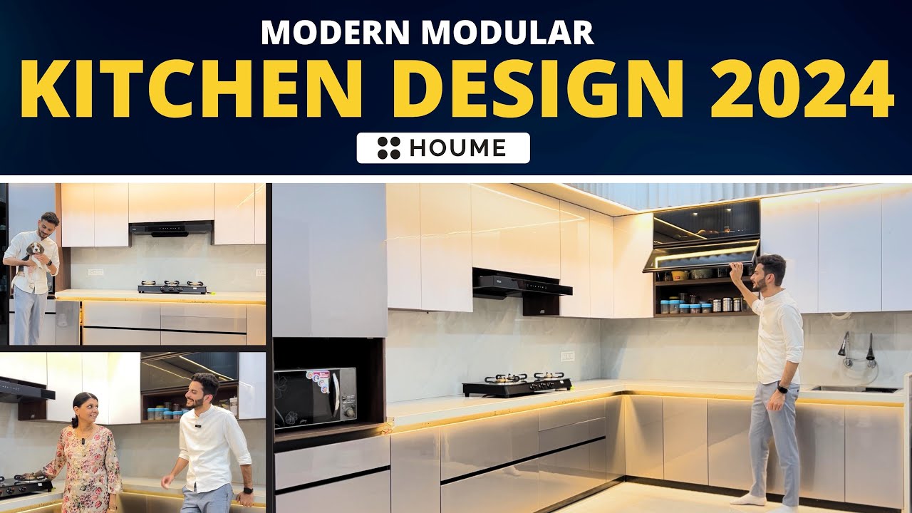 Modular Kitchen tour video for 2024 I Modern modular kitchen design ...