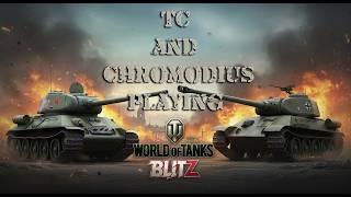 TC (daddy) & Chromodius (sonny) play World of Tanks Blitz together! screenshot 5