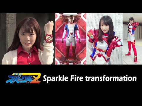 Sparkle Z - Sparkle Fire transformation