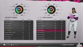 MLB The Show 24 How to use your created players in Franchise mode