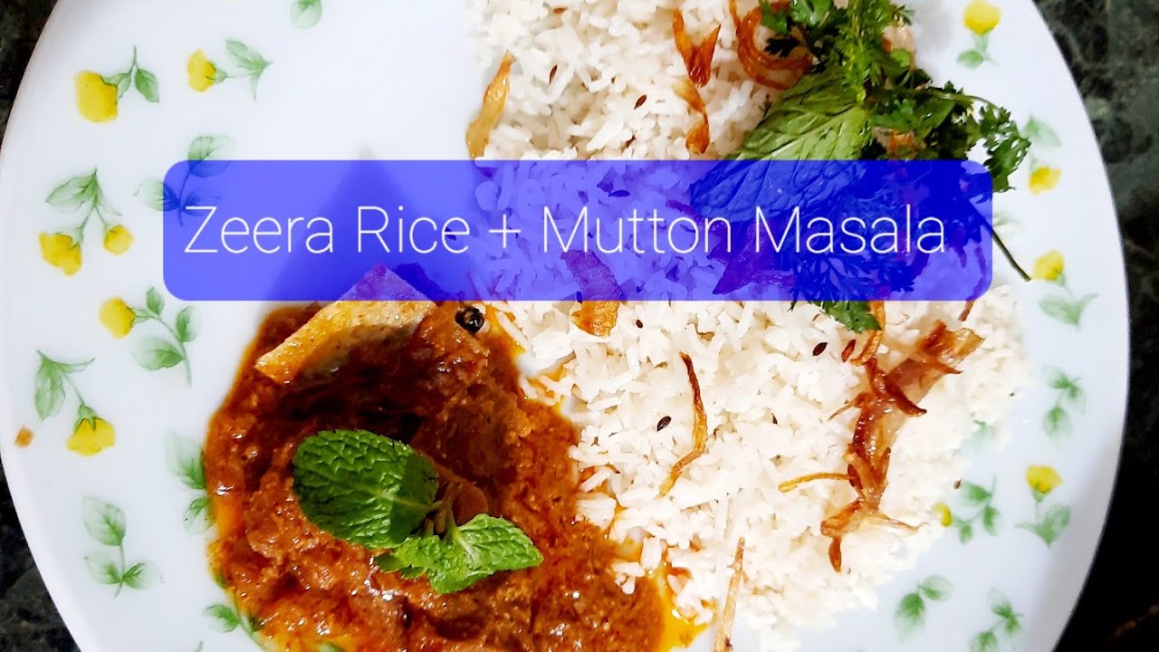 Zeera RiceHyderabadi Mutton MasalaRestaurant Special