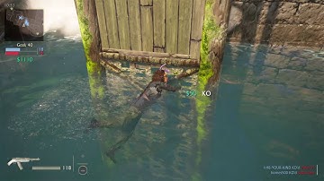 Epic grappling hook kill