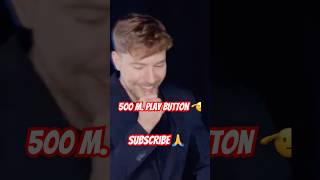 MrBeast 500 Million Subscribers Custom Play Button! 🐐🔥#subscribe#support#viralshort#viral#mrbeast