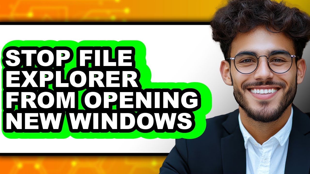 How to Stop File Explorer from Opening New Windows - Easy Guide - YouTube