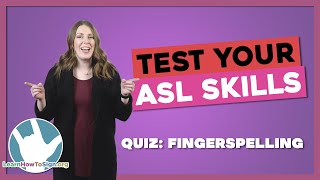 ASL Quiz | Fingerspelling | Countries | Learn How to Sign screenshot 5
