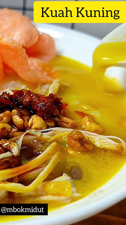 resep kuah kuning bubur ayam #shorts