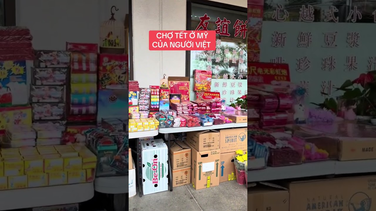 Chợ Tết ở Mỹ 