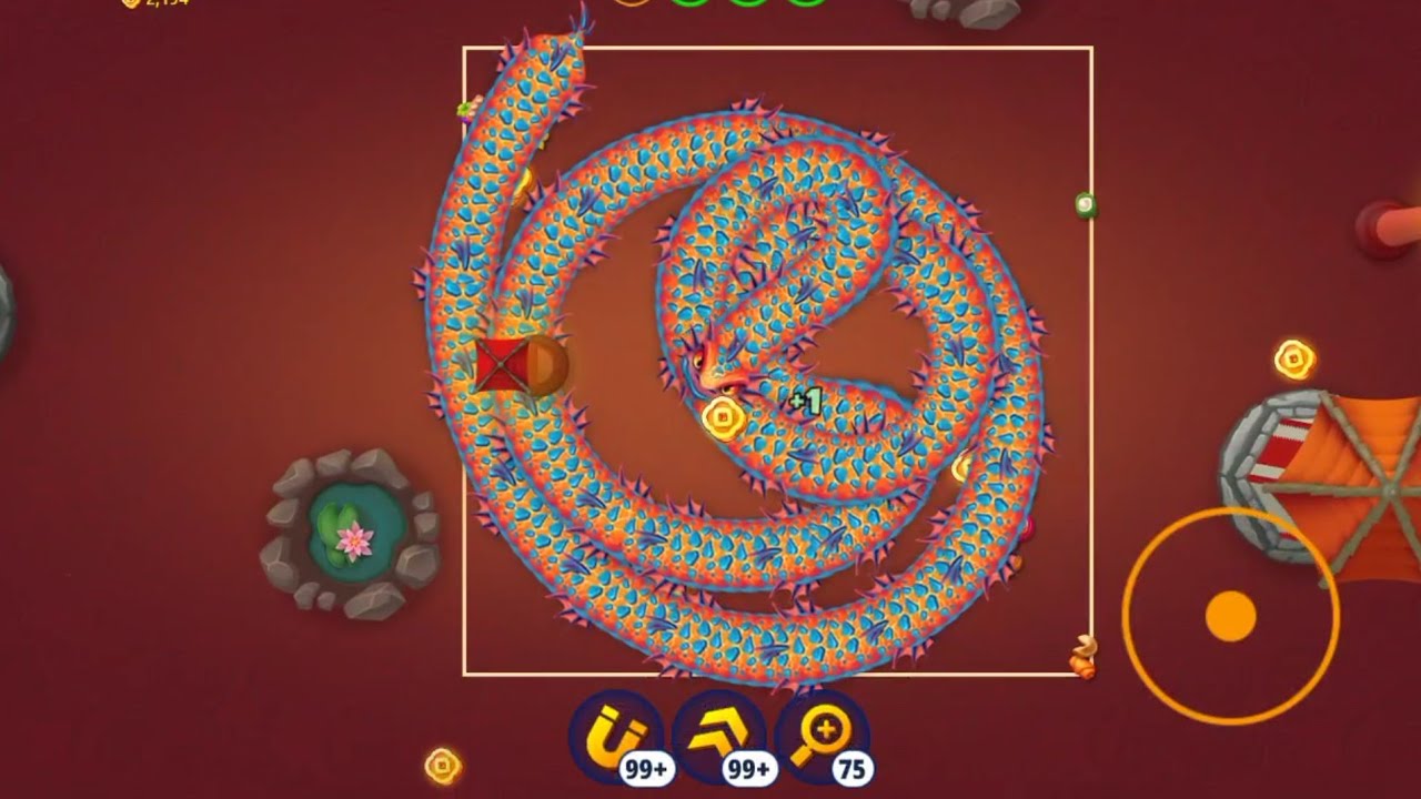 Satu Ruangan Habis Dengan Satu Cacing...WORMSZONE SPECIAL UPDATE TAHUN BARU IMLEK Day 9