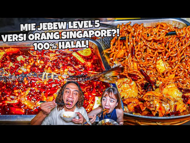 SADIS! MIE JEBEW LEVEL 5 VERSI SINGAPORE?! IKAN SIRAM CABE MALAPETAKA?! MUSLIM FRIENDLY HAWKER! class=