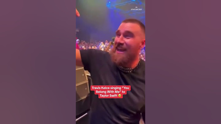 Travis and Taylor singing "You Belong With Me" after winning the Super Bowl is perfection 🫶