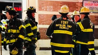 FDNY BOX 3326 ~ FDNY OPERATES FOR QUICKLY KNOCKED DOWN 10-75 RUBBISH FIRE ON CRESCENT AVENUE, BRONX.