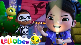 Halloween Mystery Monster 🍯 Lellobee Halloween Kids Songs! Sing and Dance