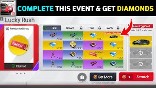 Complete Lucky Rush Event & Get Diamonds 😱 How to Complete Lucky Rush Event in Racing Master
