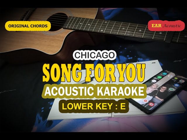 SONG FOR YOU Karaoke Lower Key (Chicago) class=