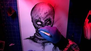 Drawing Batman Scarecrow Origins