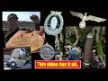 This ww2 metaldetecting has it all bombs medals plane parts and a giveaway