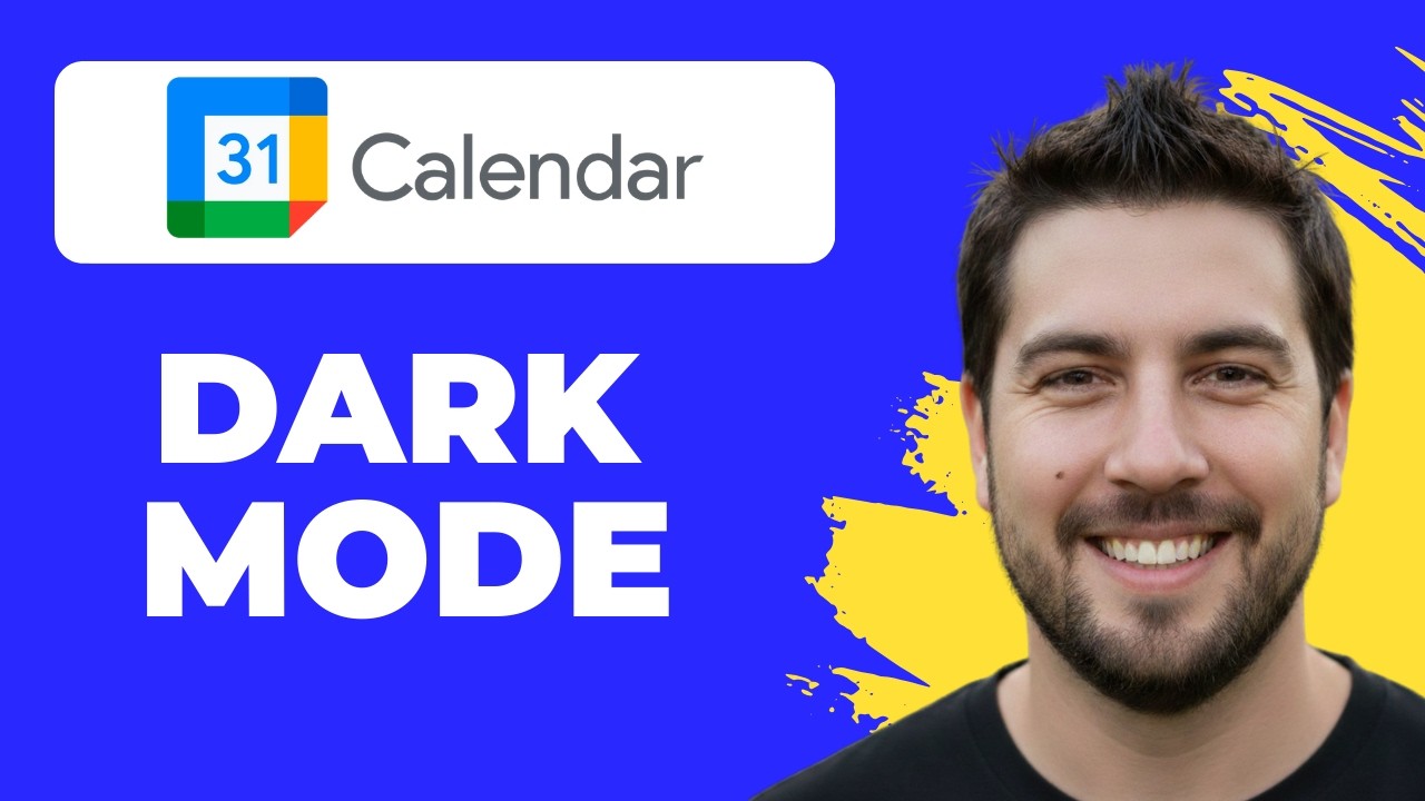 How To Enable Dark Mode For Google Calendar (Full Guide) - YouTube