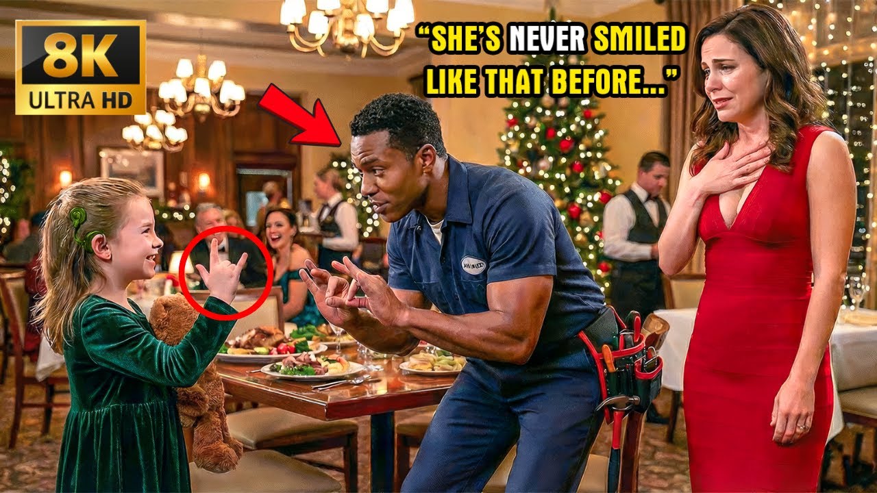 CEO Took Her Deaf Daughter to a Christmas Dinner—The Black Single Dad's Sign Language Made Her Smile