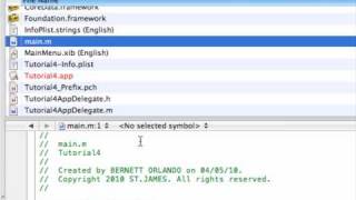Introduction to xcode window