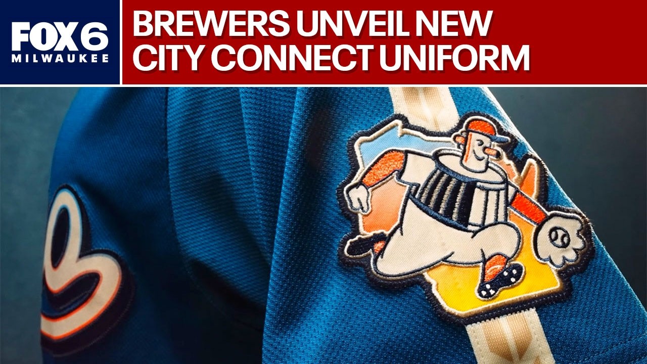 Brewers unveil City Connect uniforms | FOX6 News Milwaukee - YouTube