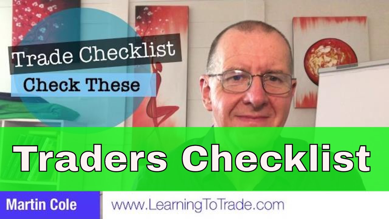 Forex trading checklist. The traders checklist. - YouTube