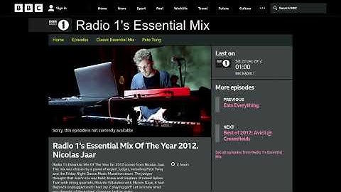 Nicolas Jaar BBC Radio 1