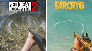 Red Dead Redemption 2 vs Far Cry 6 - Details and Physics Faceoff! Ultimate Showdown