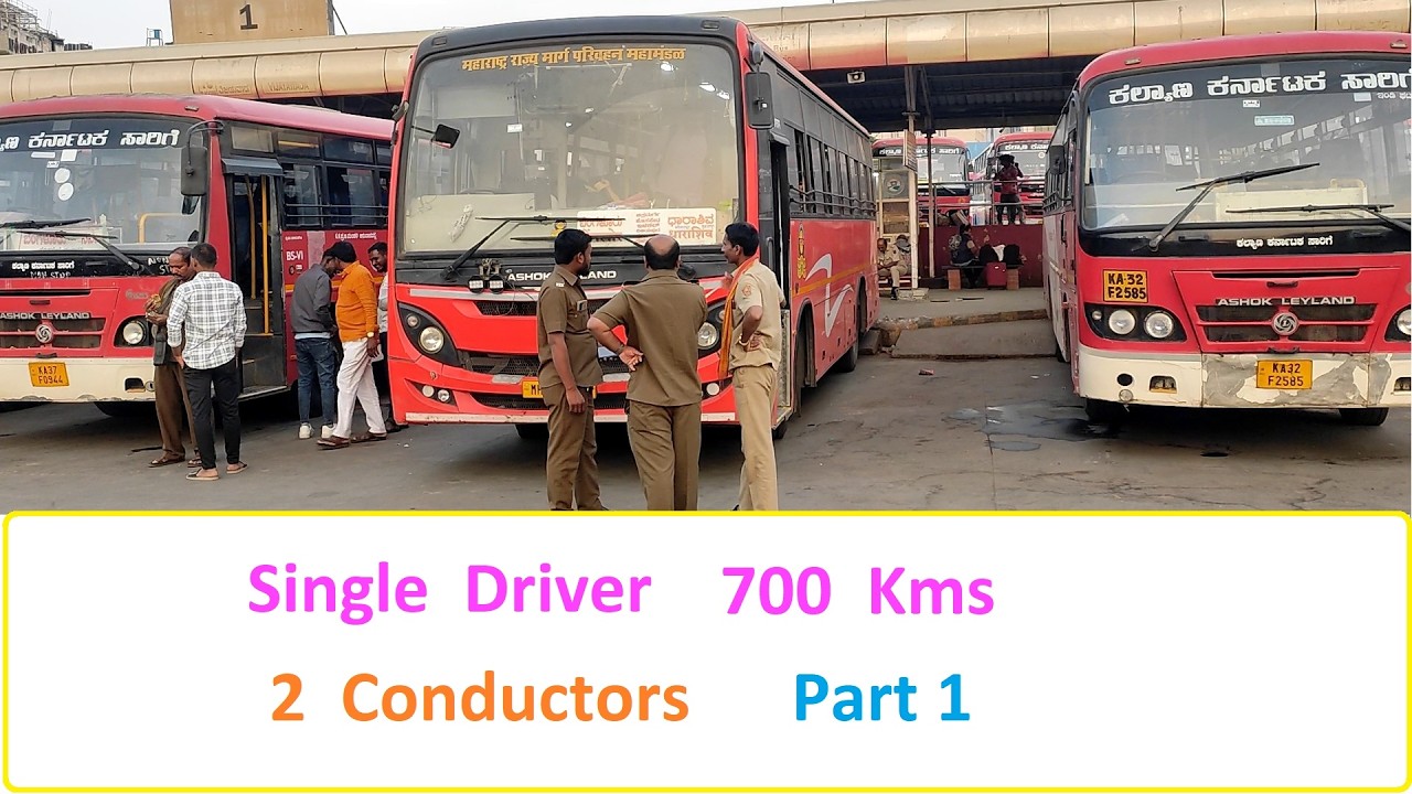 Bengaluru - Dharashiv .. Journey in MSRTC Bus