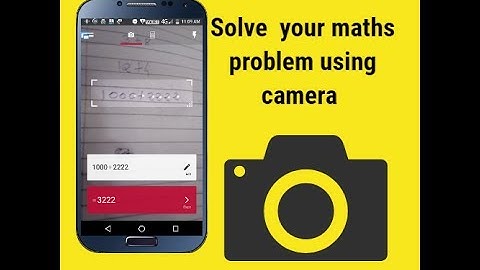 Solve Any Mathematics Questions/problem With Your android Phone Camera - Photo Math  techievar