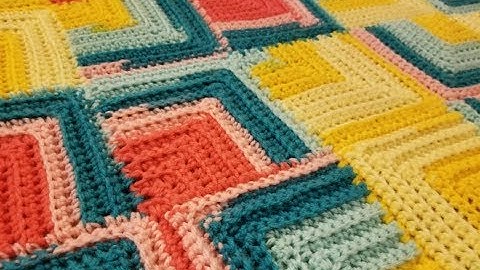 Part 2 - The Continuous Mitered Square Crochet Tutorial! (Connecting New Squares)