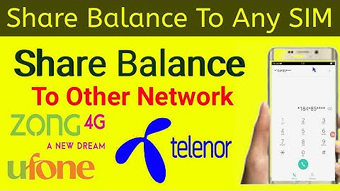 Share Balance Jazz to Zong Telenor Ufone | Jazz Sy Kisi bhi Network Pr Balance Share Karne Ka Tarika