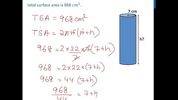 Example 7 - Find the height of a cylinder whose radius is 7 cm and - Teachoo