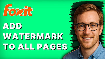 How to Add a Watermark to All Pages in Foxit PDF Editor [2025 Guide]