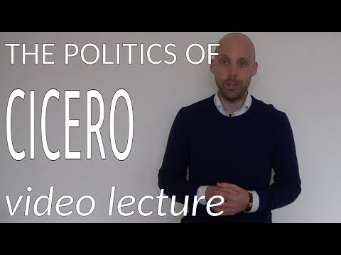 The Politics of Cicero (video lecture)