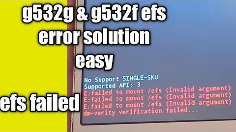 g532g | g532f | efs failed | E:failed to mount efs Invalid argument