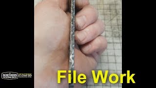 Knife spine file work