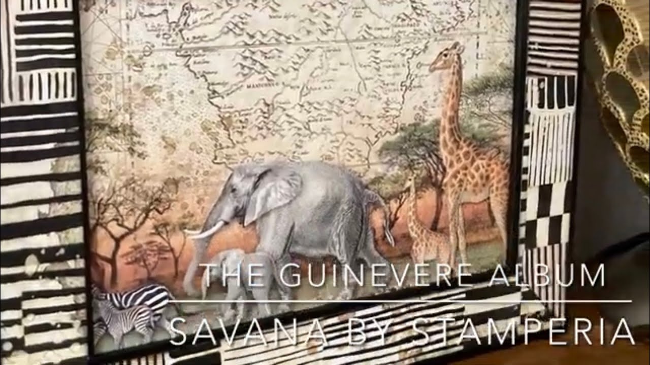 A Guinevere Mini Album using Savana by Stamperia - A Walkthrough