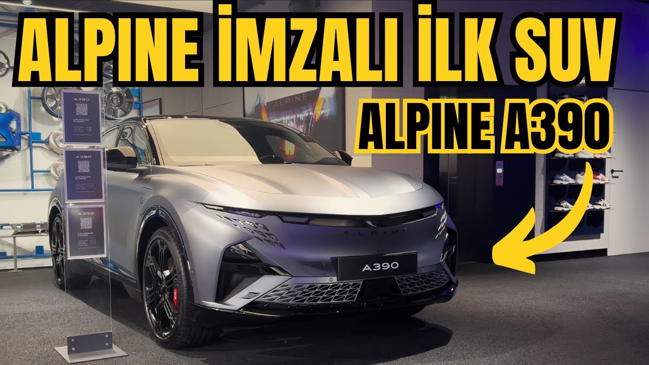 Alpine A390 Ön İnceleme I Üç Motorlu SUV I F1 Simülatörlü Alpine Store Gezisi