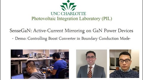 SenseGaN: Current Sensing for GaN Power Devices. Demo on Boost Converter.