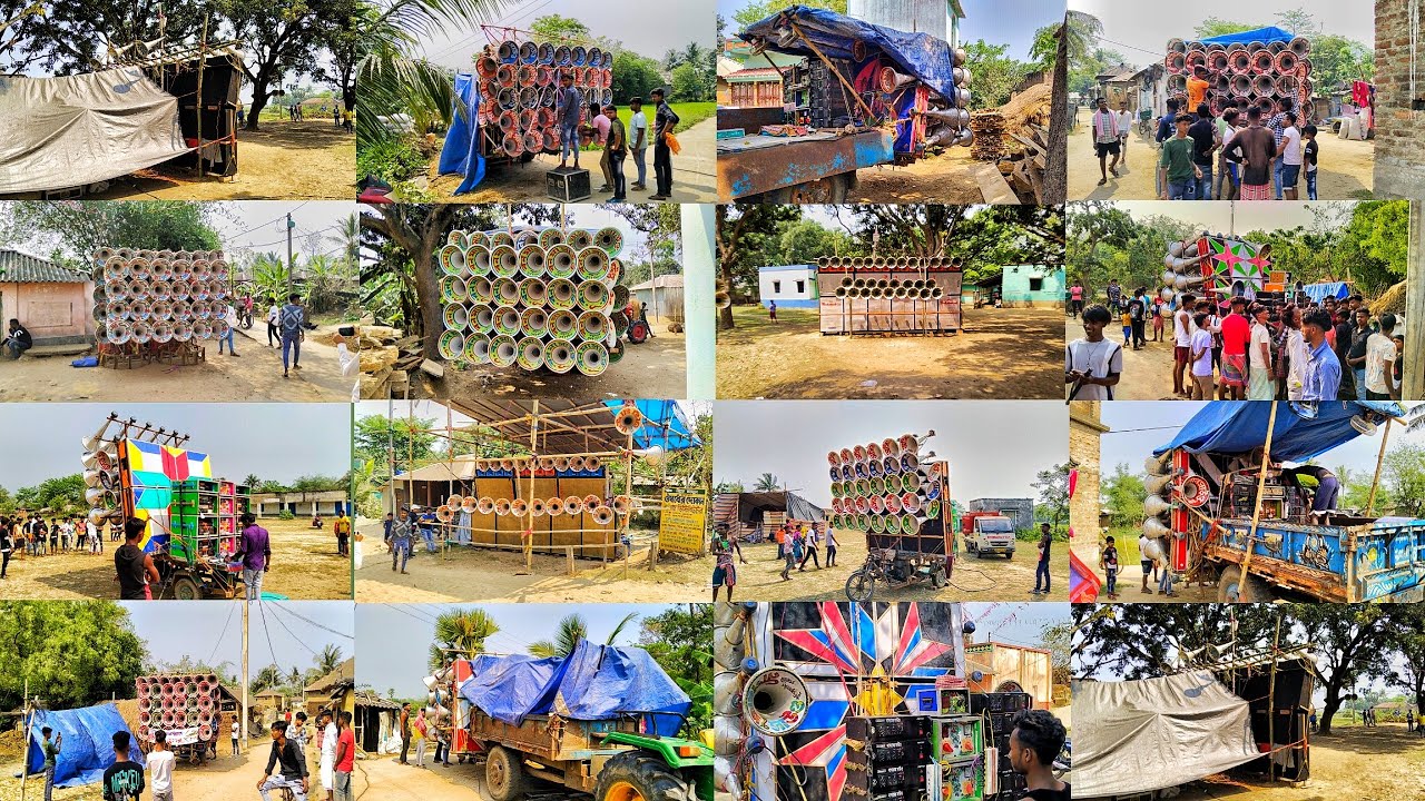 আজ গ্ৰোহগ্ৰাম 😎অল সেট কে কেমন বাজছে দেখে নাও ✨Gohogram all box video 2025 || kishor remix new video.