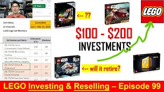 Reviewing LEGO $100-$200 Sets for Investment Potential. 2024 Retiring. Data for ROI