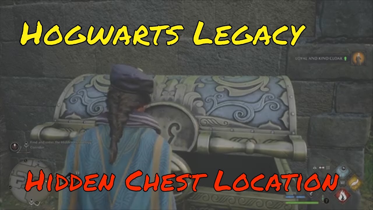 Hogwarts Legacy Hidden Chest behind the Herbology Greenhouse YouTube
